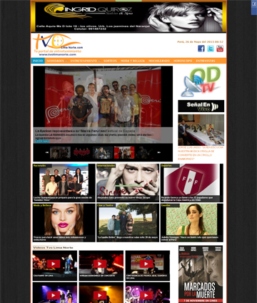 Pagina web TVOLima